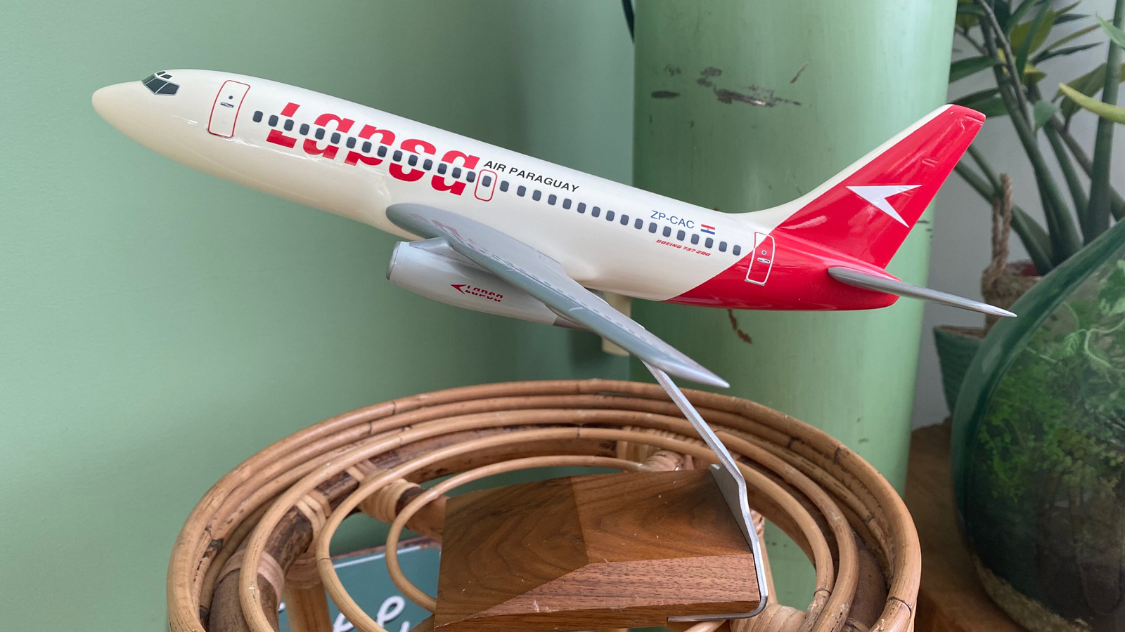 Pacific Miniatures Pacmin 1/100 LAPSA Air Paraguay Boeing 737-200 model for sale