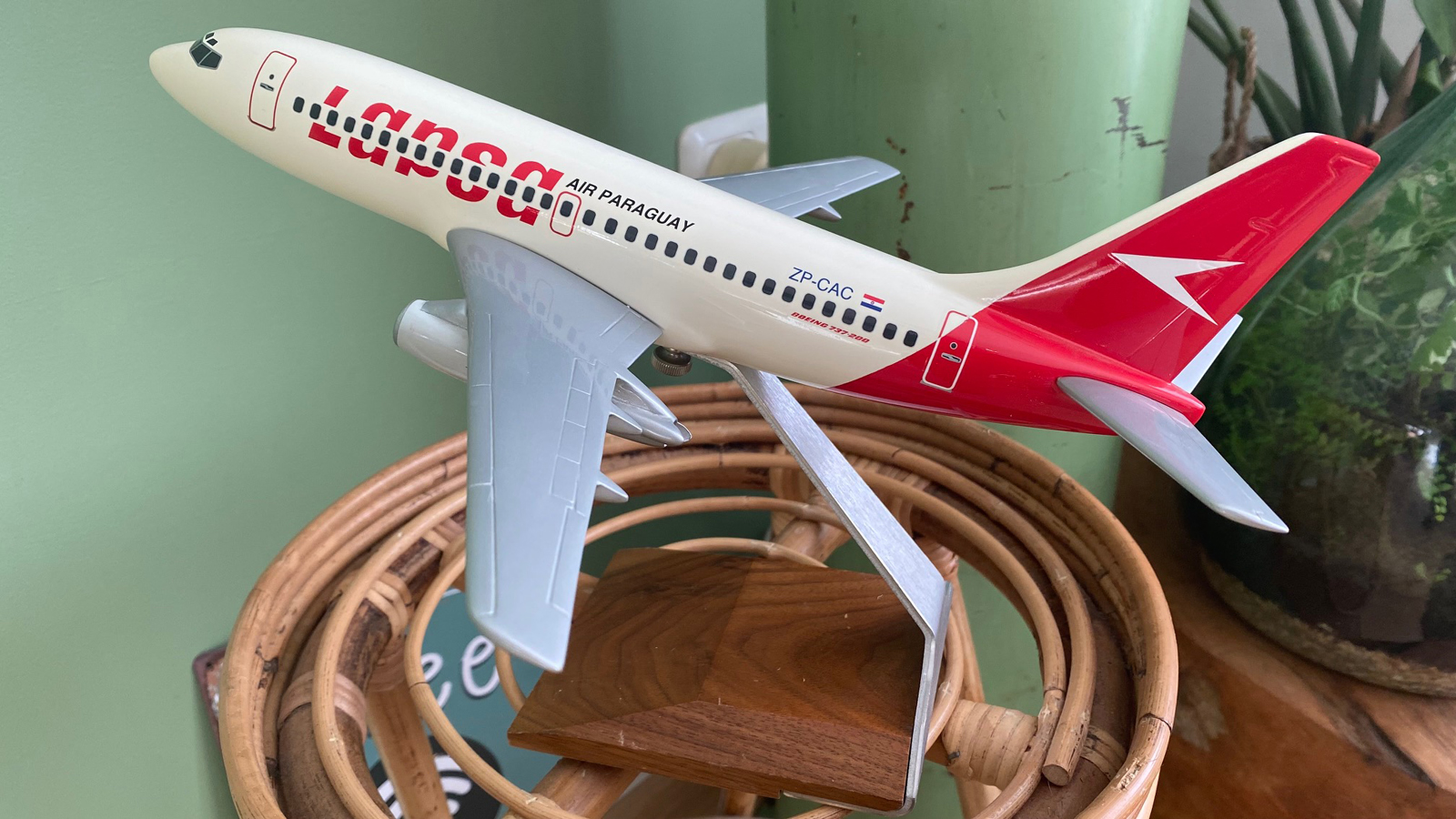 Pacific Miniatures Pacmin 1/100 LAPSA Air Paraguay Boeing 737-200 model for sale