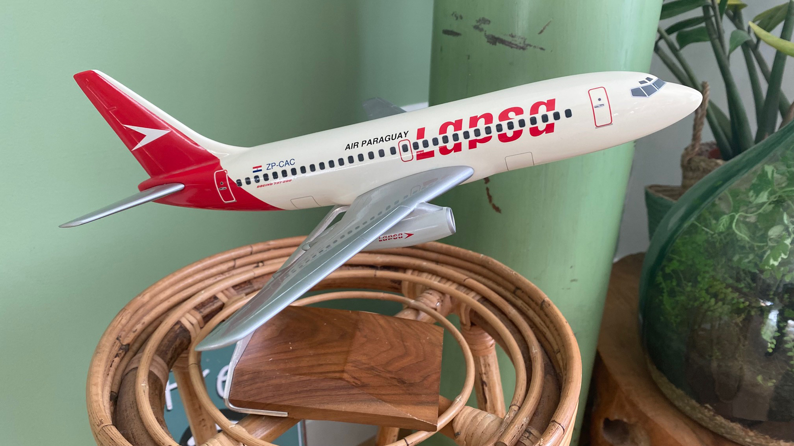 Pacific Miniatures Pacmin 1/100 LAPSA Air Paraguay Boeing 737-200 model for sale