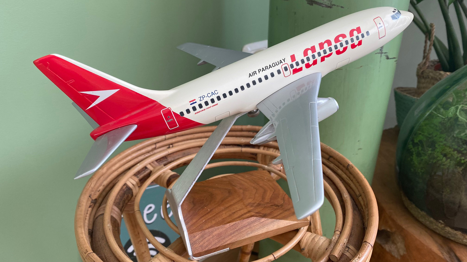 Pacific Miniatures Pacmin 1/100 LAPSA Air Paraguay Boeing 737-200 model for sale