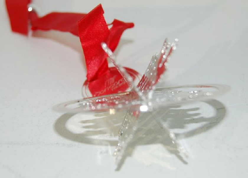 Concorde Air France Silver Plated Christmas ornament for sale