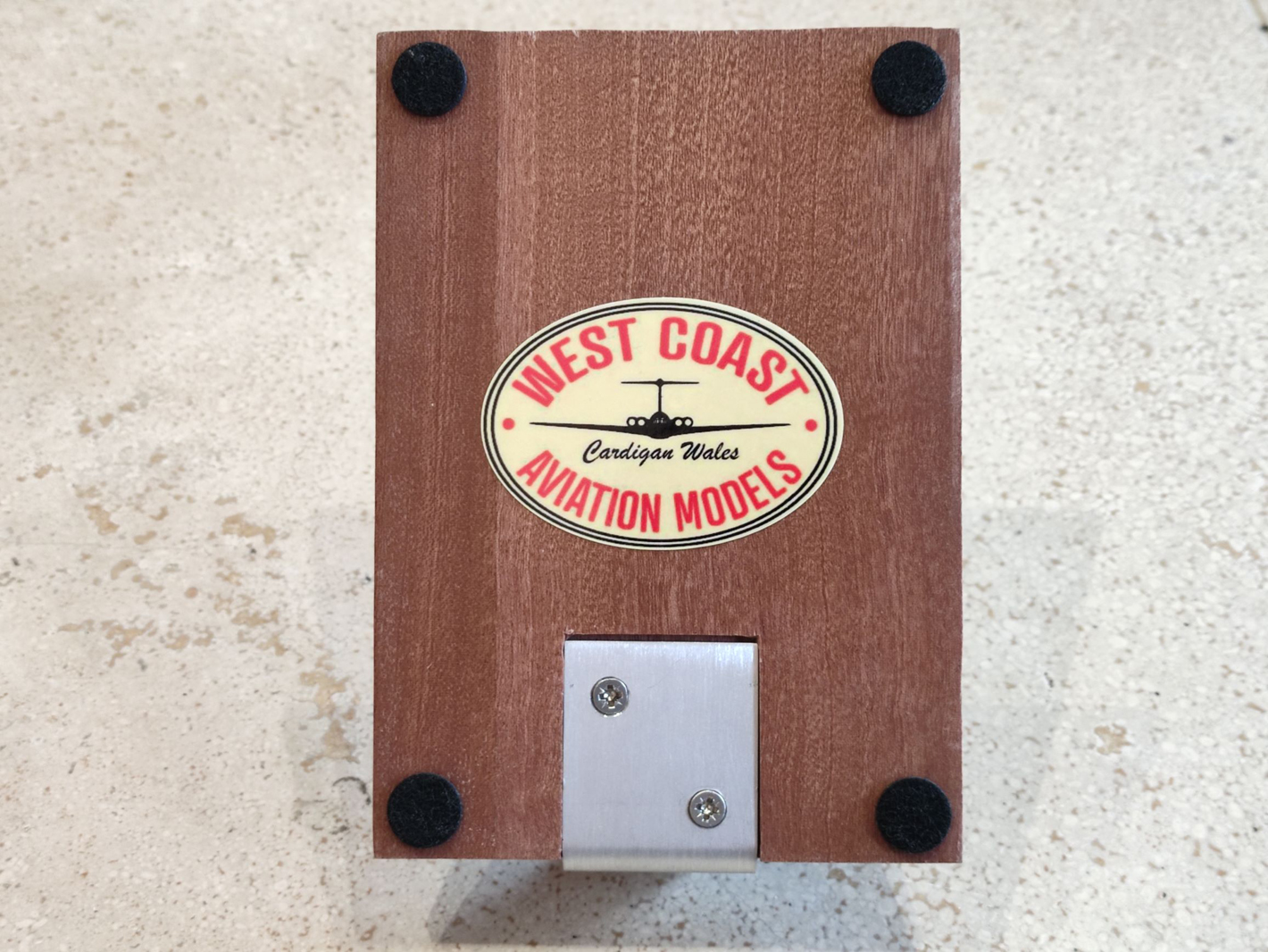 Hardwood and Aluminium Alloy Model Display Stand for sale