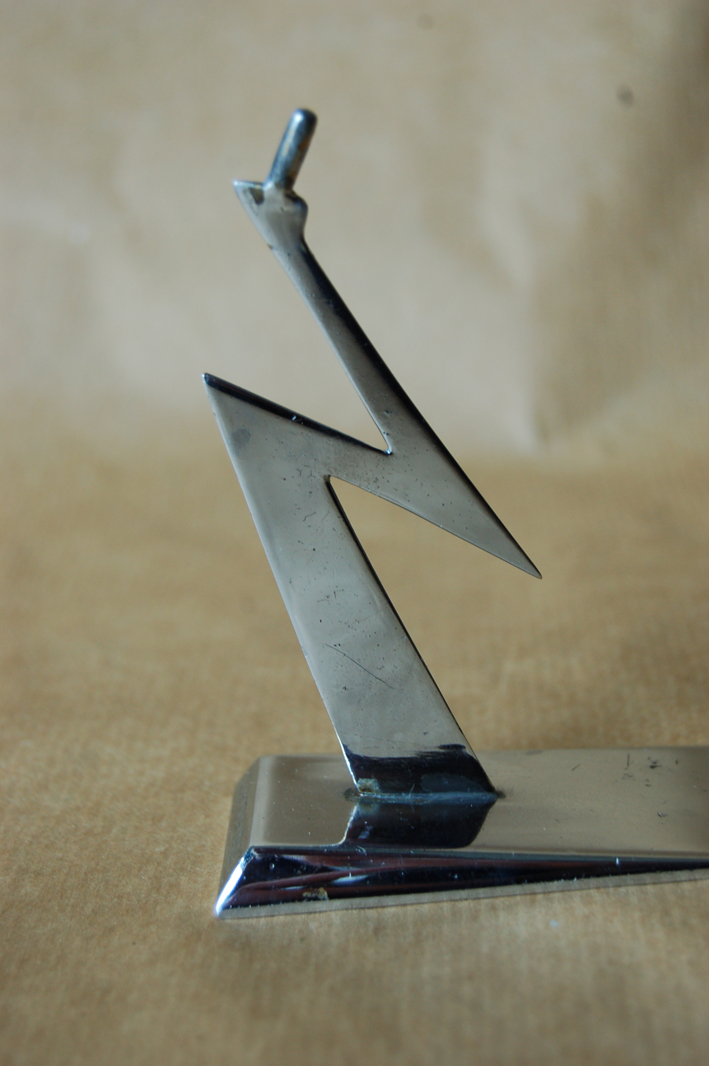 Metal stand for Spitfire dated 1940 for sale