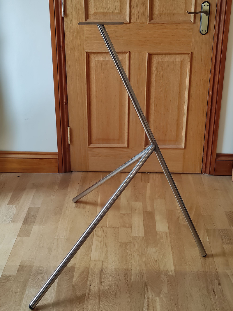 Stainless Steel Tripod floor Stand for Aircraft Model for sale