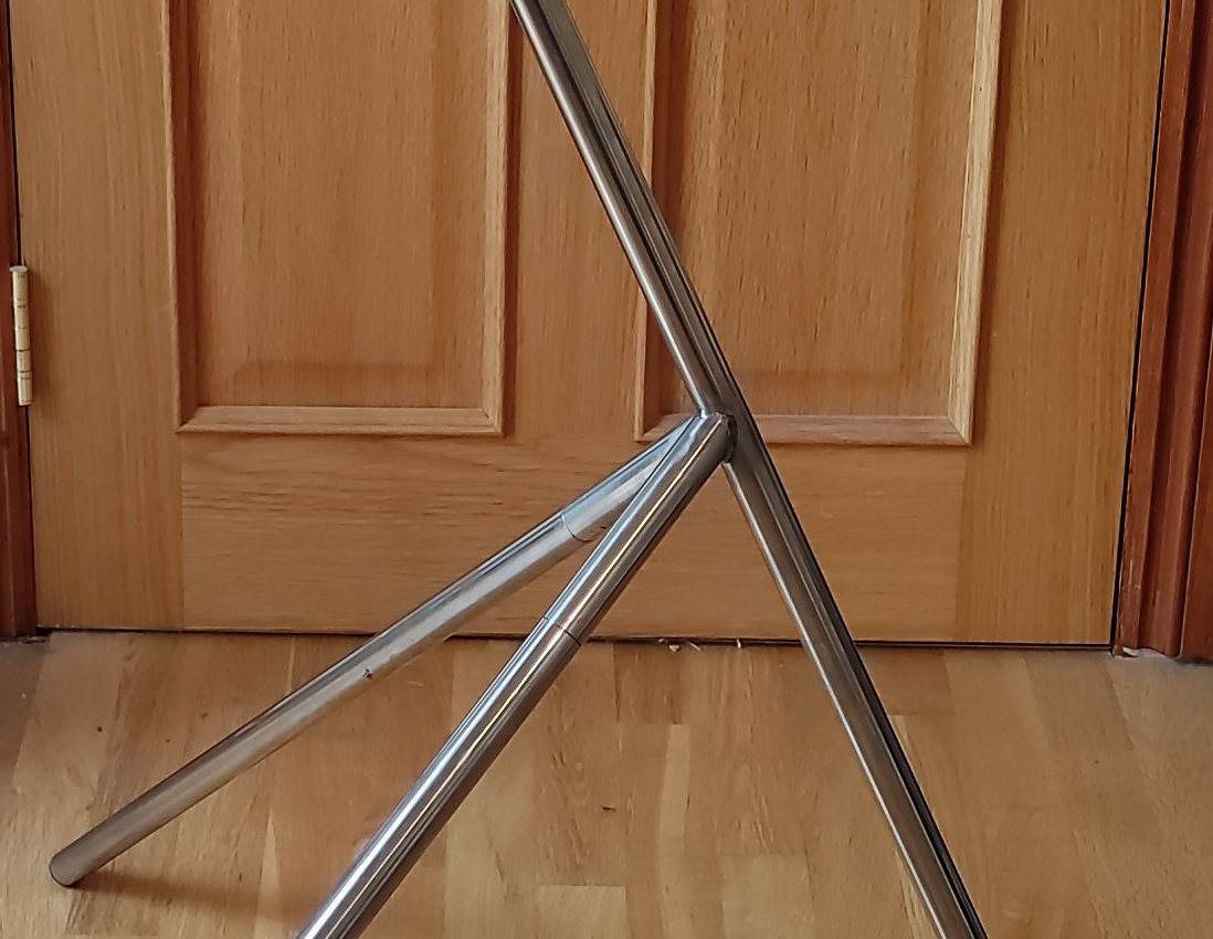 Stainless Steel Tripod floor Stand for Aircraft Model for sale