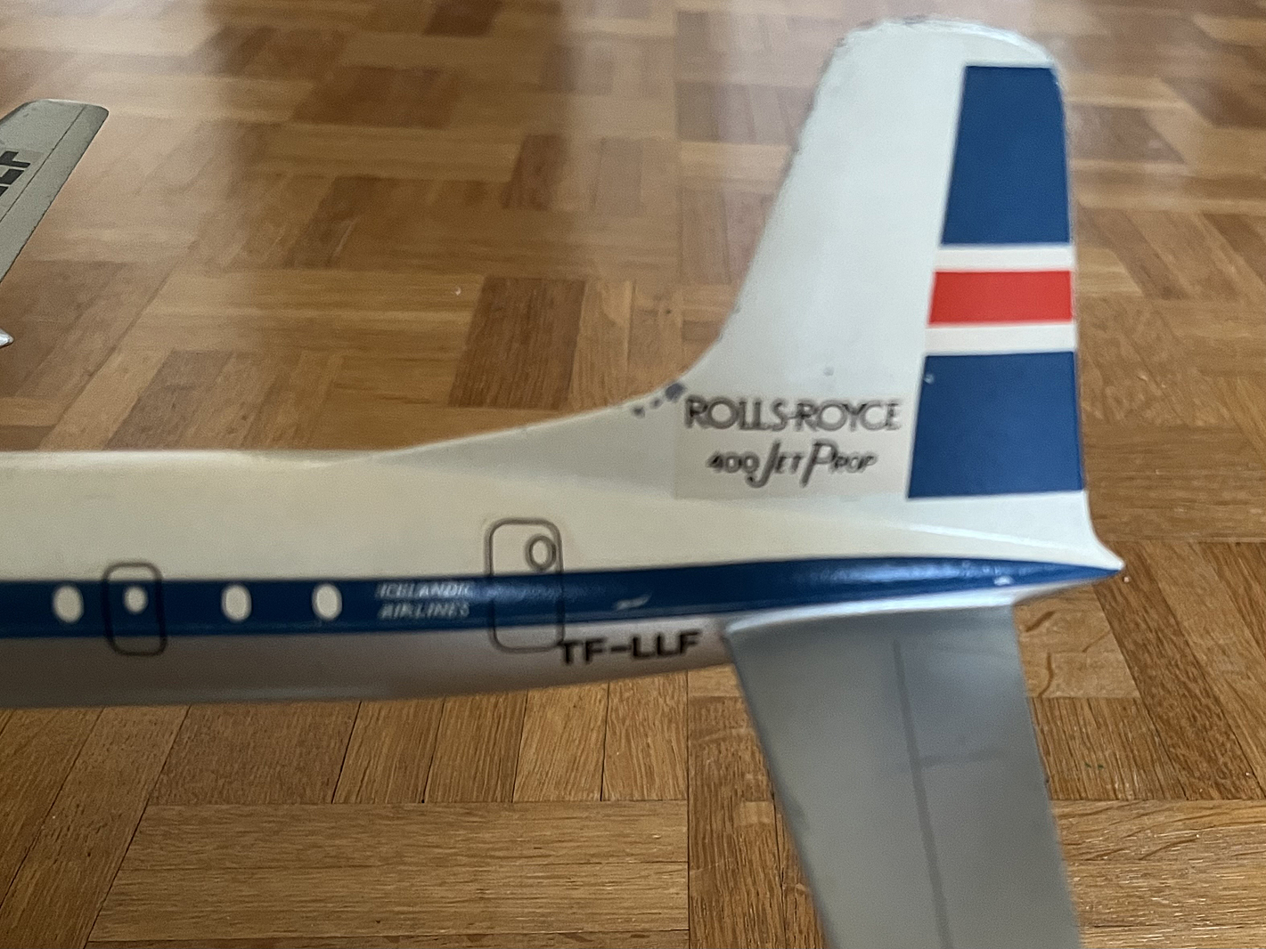 Schaarschmidt 1/100 Loftleidir Canadair CL-44 model for sale