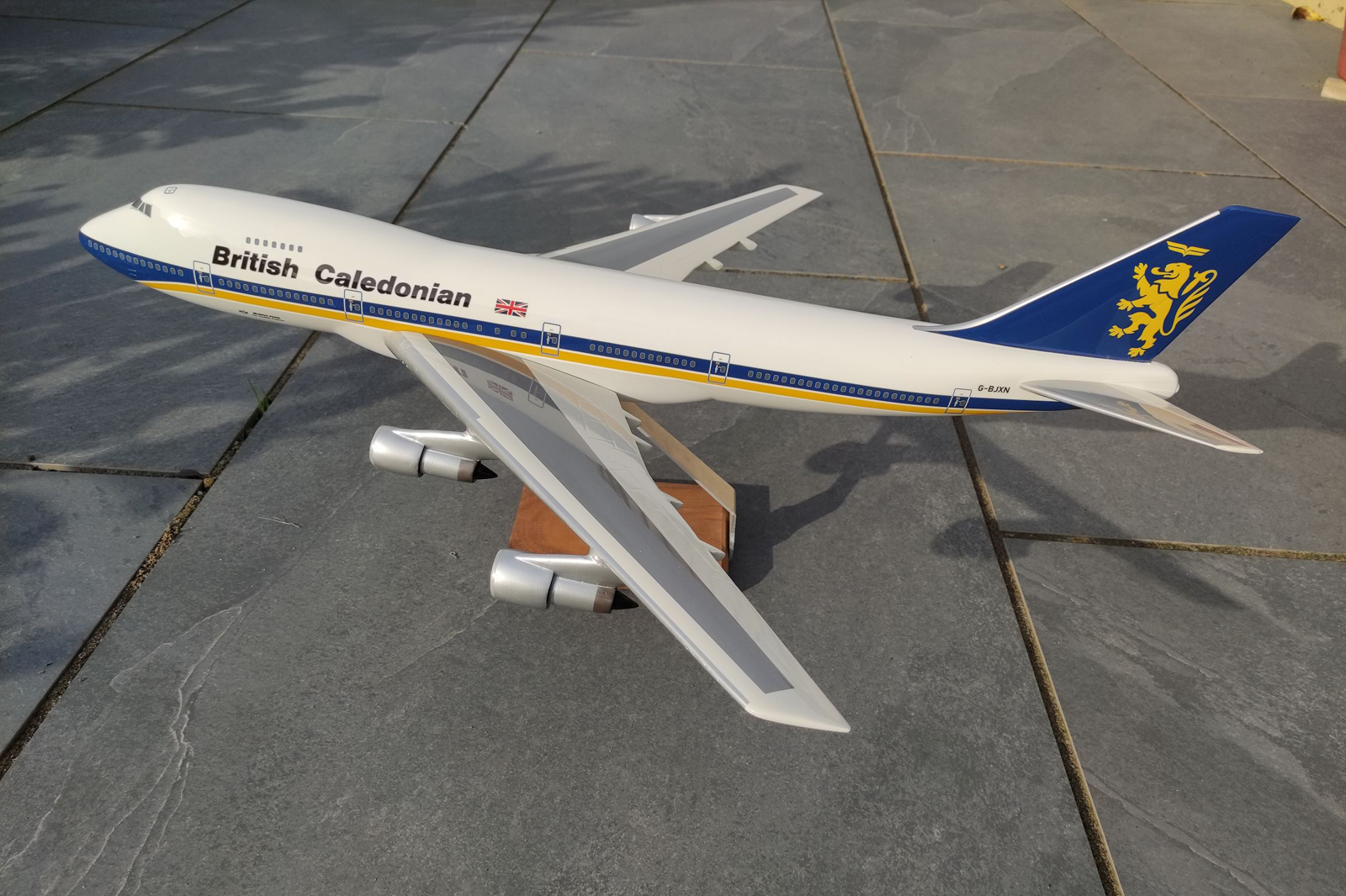 West Coast Aviation Models 1/100 British Caledonian Boeing 747-200 model for sale