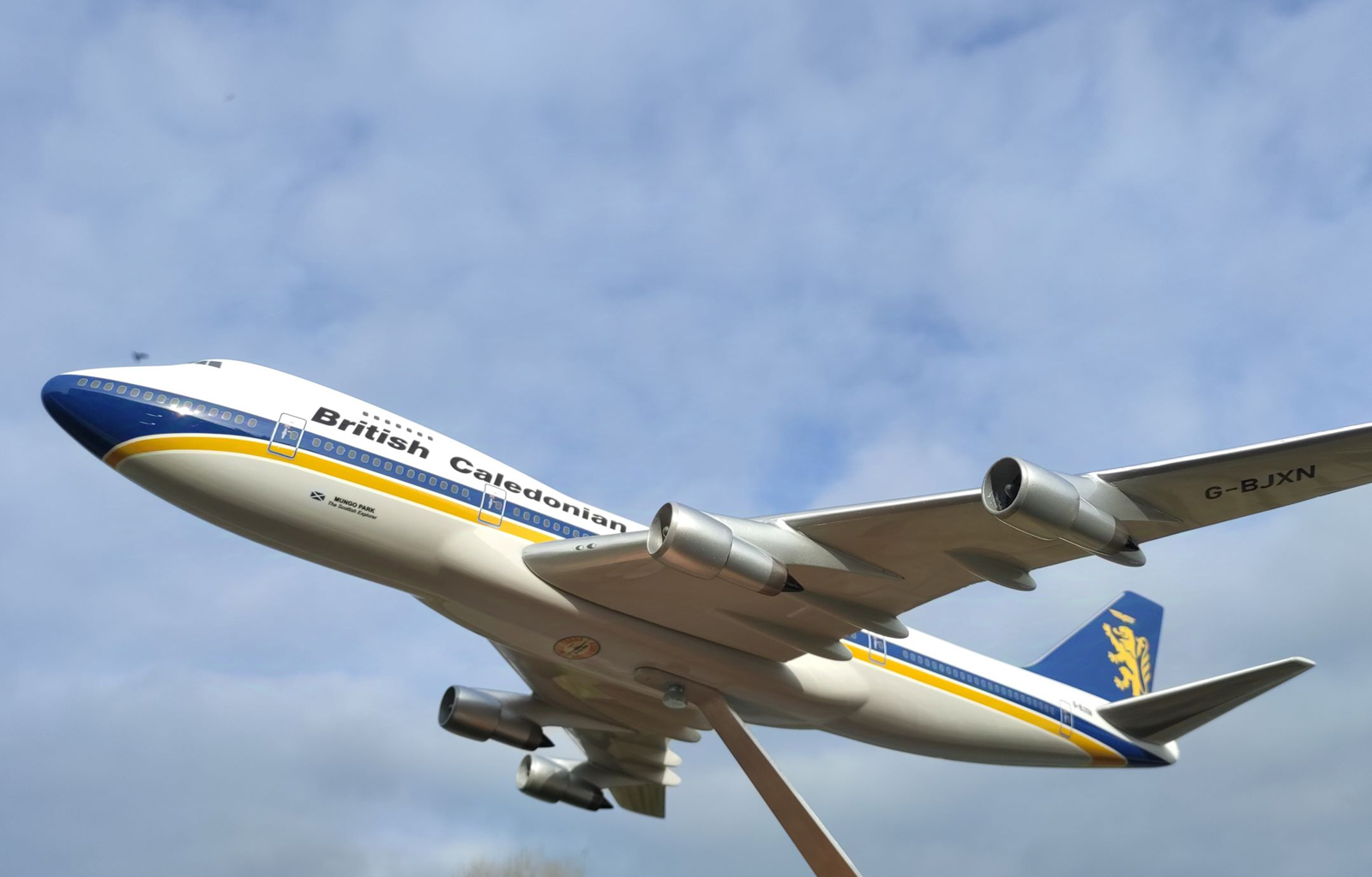 West Coast Aviation Models 1/100 British Caledonian Boeing 747-200 model for sale