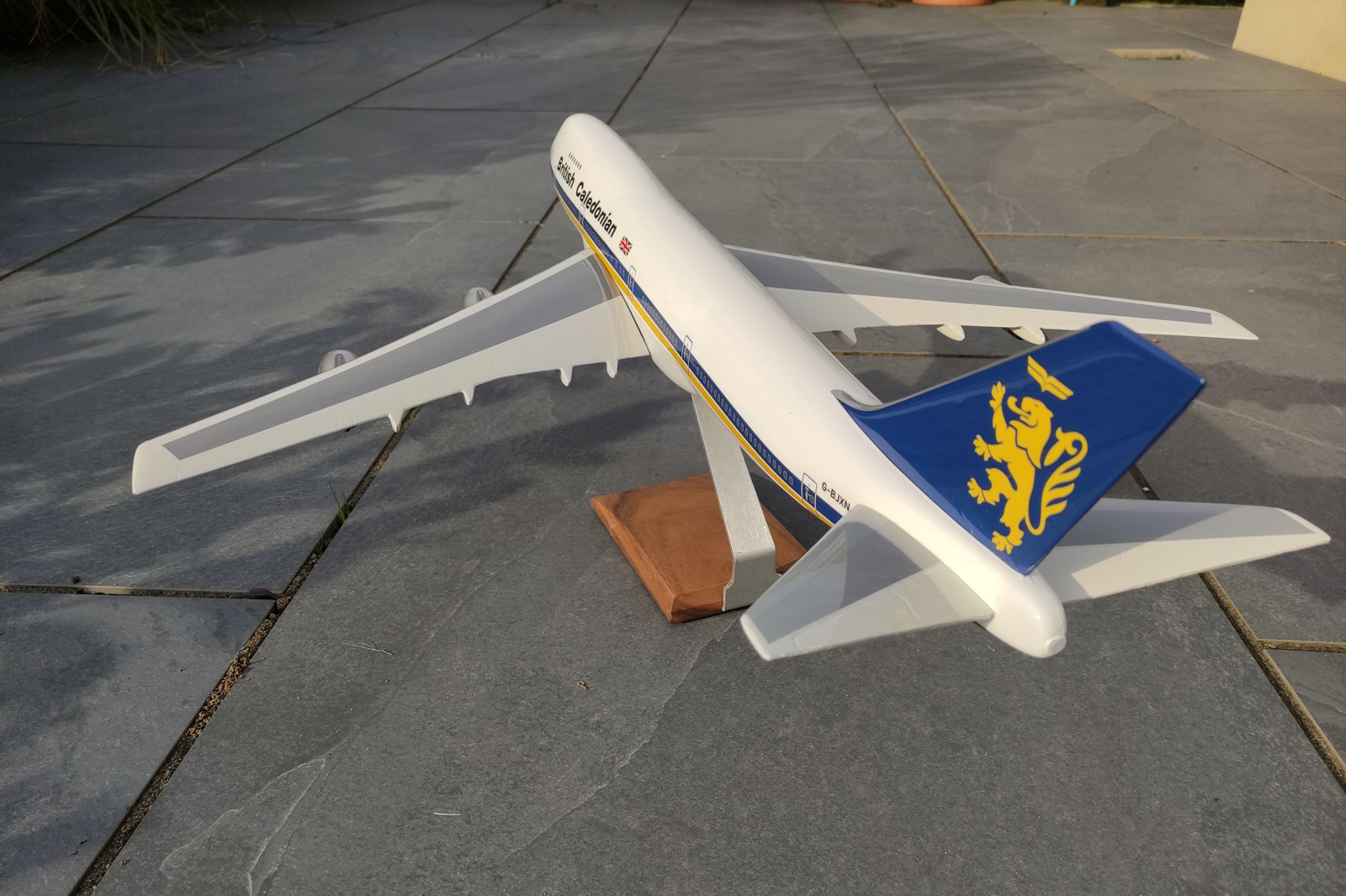 West Coast Aviation Models 1/100 British Caledonian Boeing 747-200 model for sale