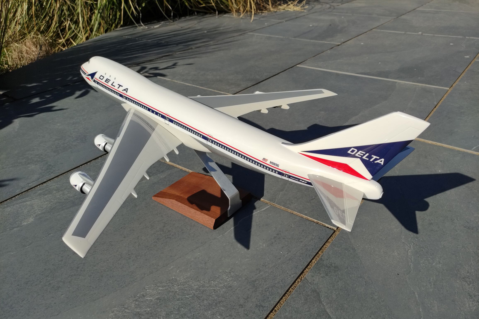 West Coast Aviation Models 1/100 Delta Airlines Boeing 747-100 model for sale
