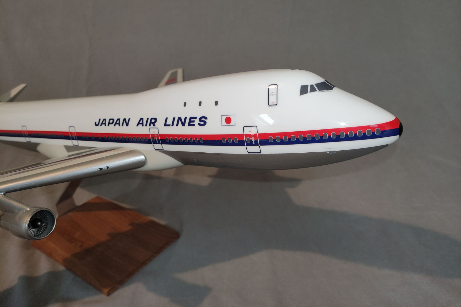 West Coast Aviation Models 1/100 Japan Air Lines Boeing 747-100 model for sale