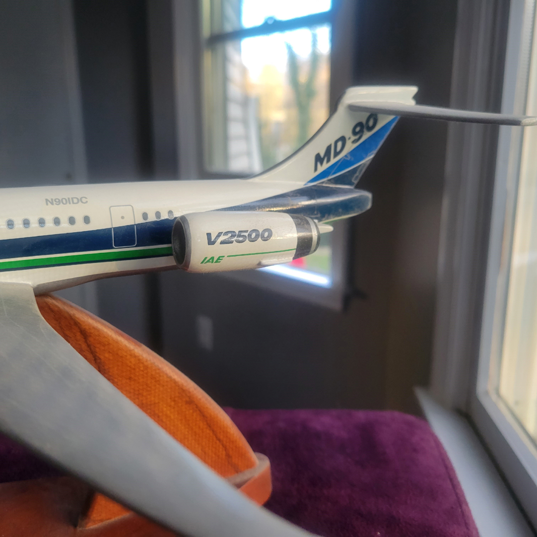 1/100 McDonnell Douglas MD-90 demonstrator model for sale