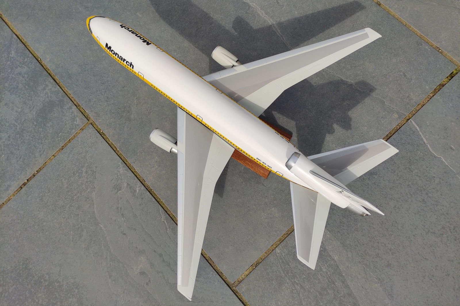 West Coast Aviation Models 1/100 Monarch DC-10 model for sale