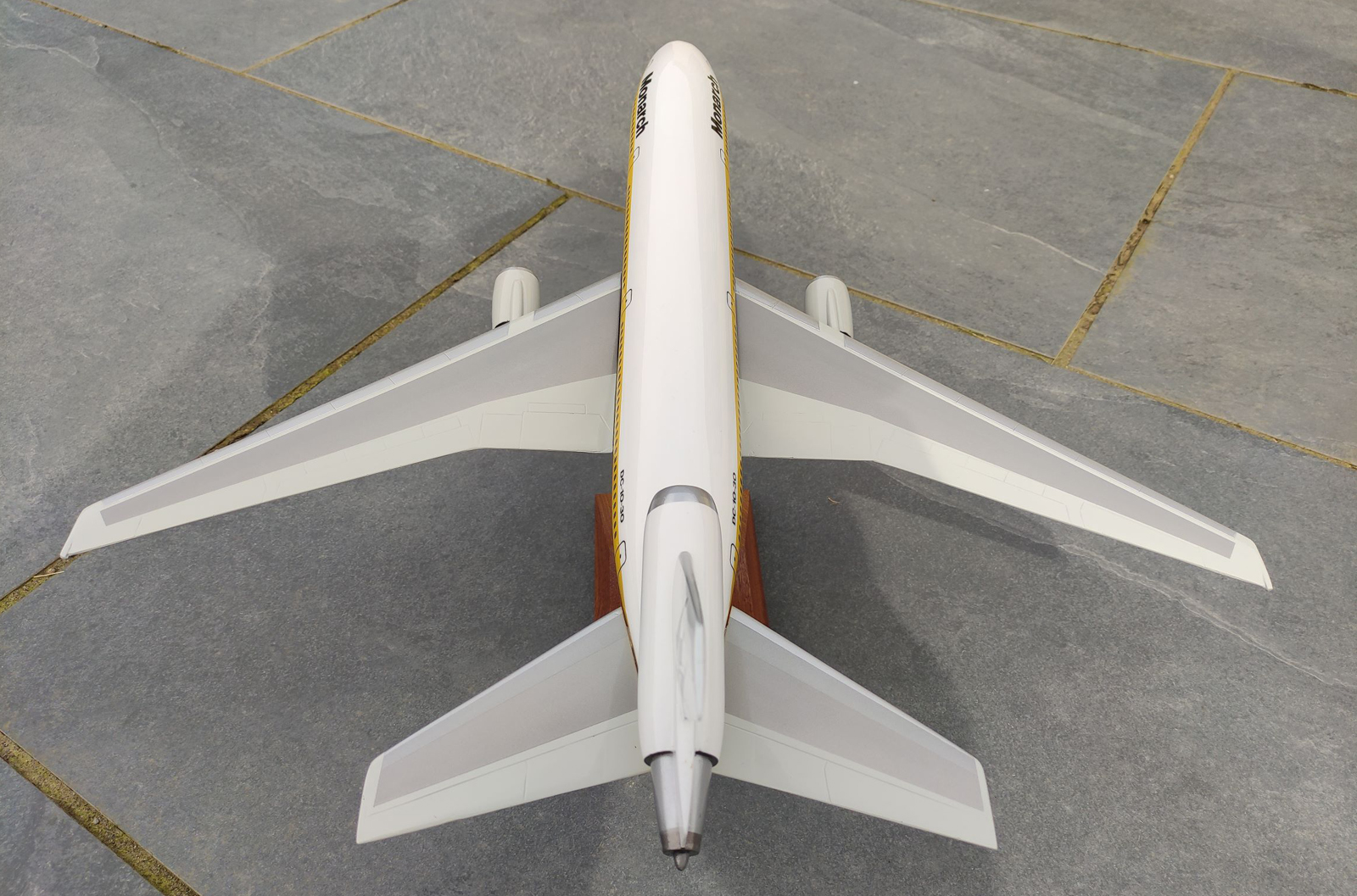 West Coast Aviation Models 1/100 Monarch DC-10 model for sale