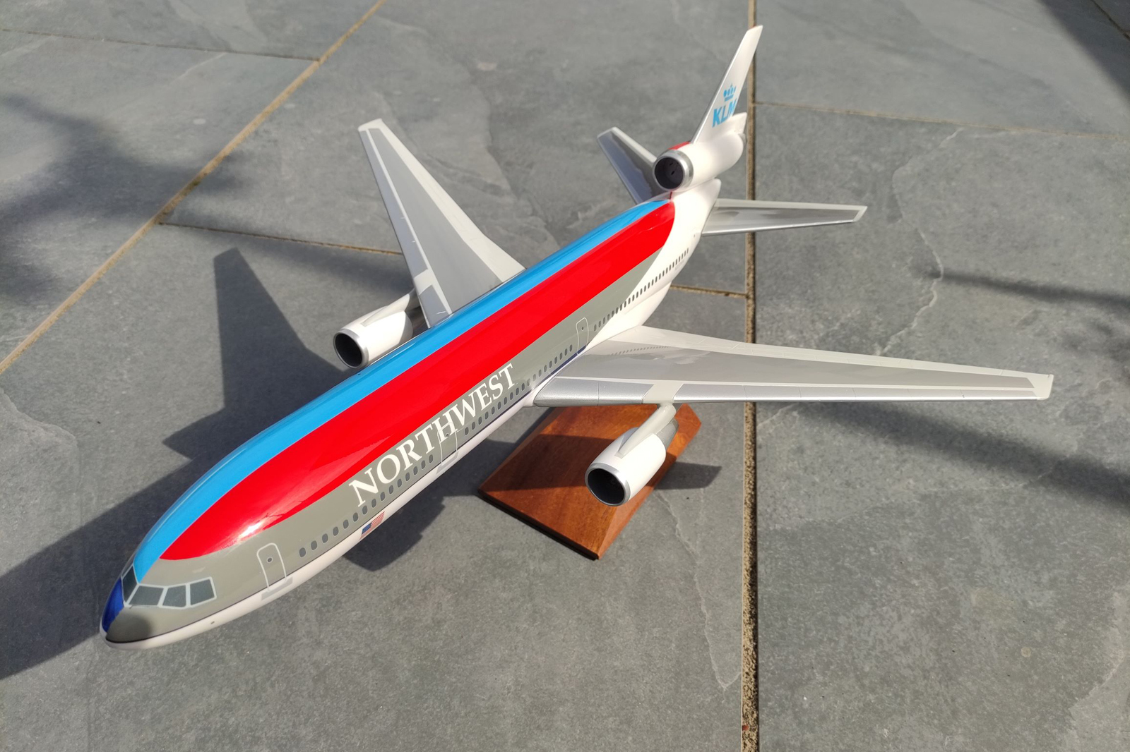 West Coast Aviation Models 1/100 Northwest KLM DC-10 model for sale