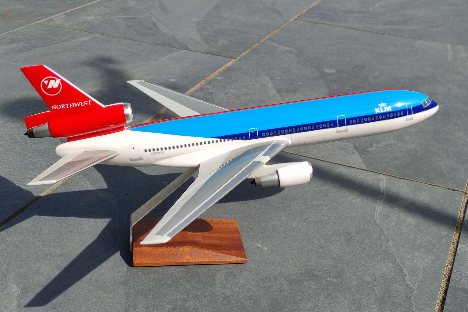 West Coast Aviation Models 1/100 Northwest KLM DC-10 model for sale