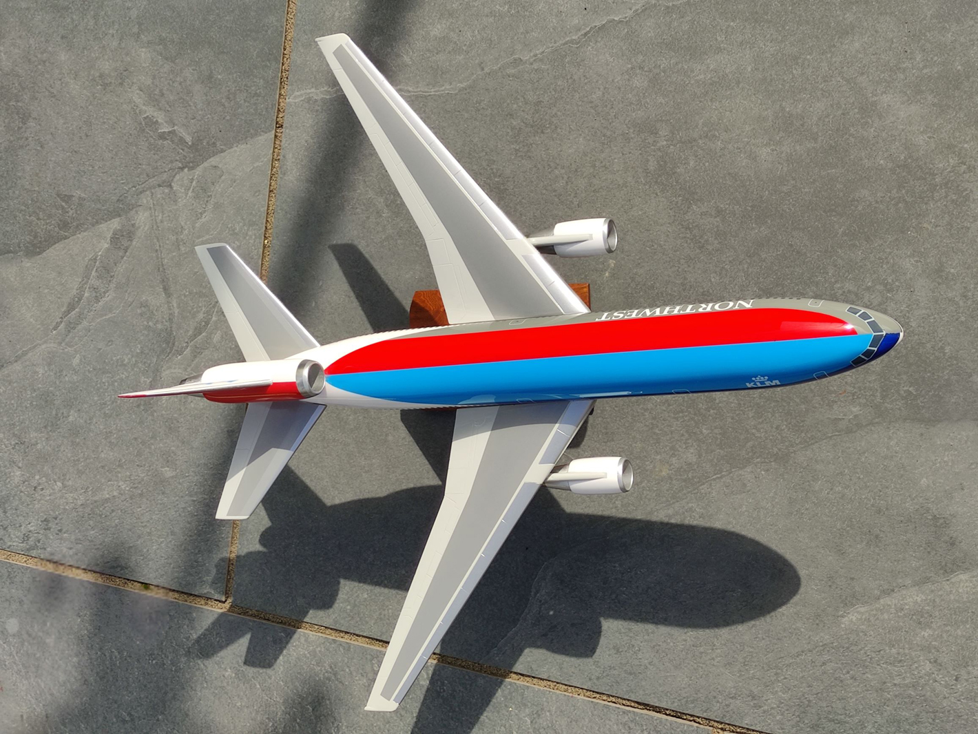 West Coast Aviation Models 1/100 Northwest KLM DC-10 model for sale