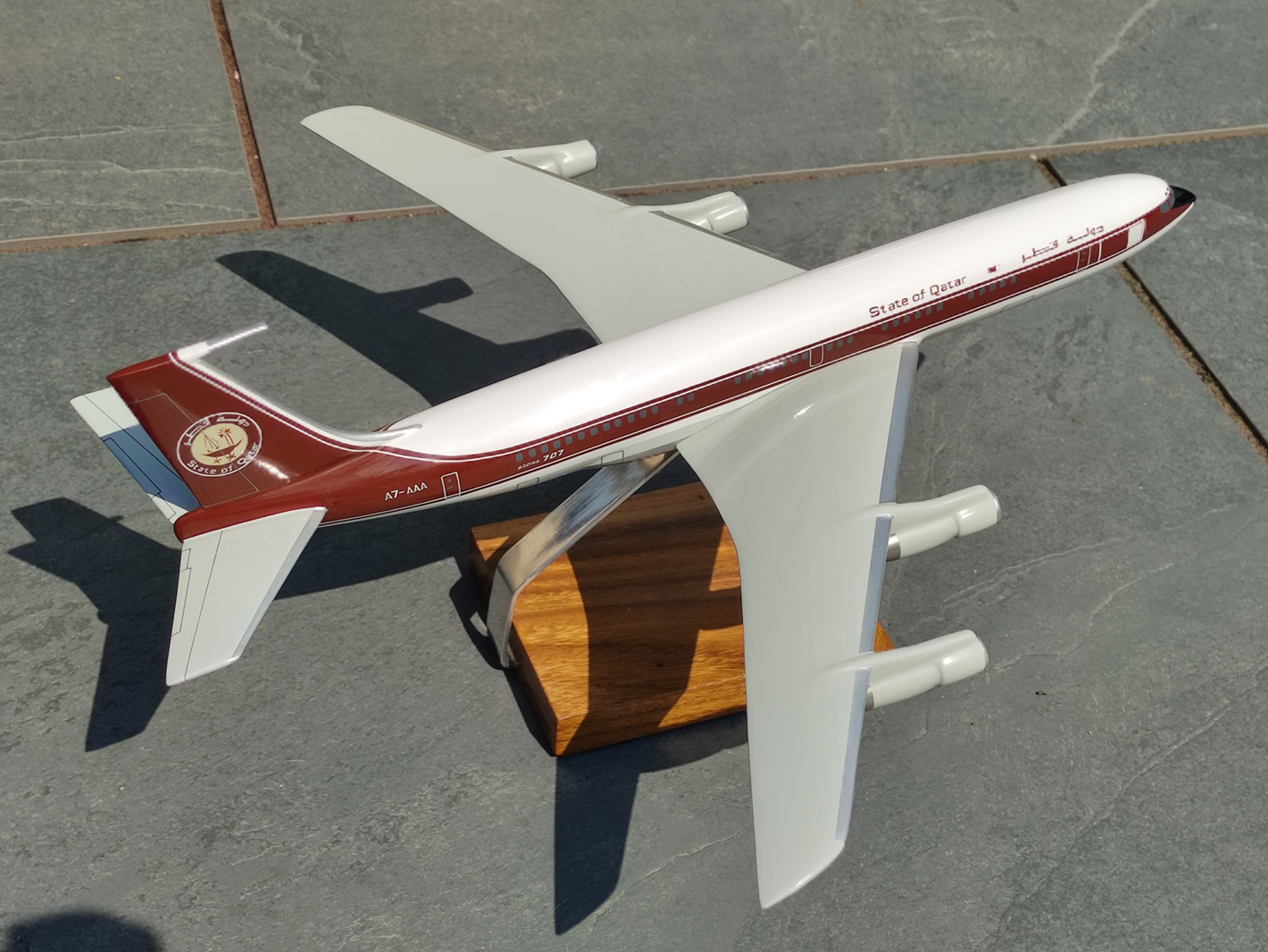 1/100 State of Qatar Boeing 707 for sale