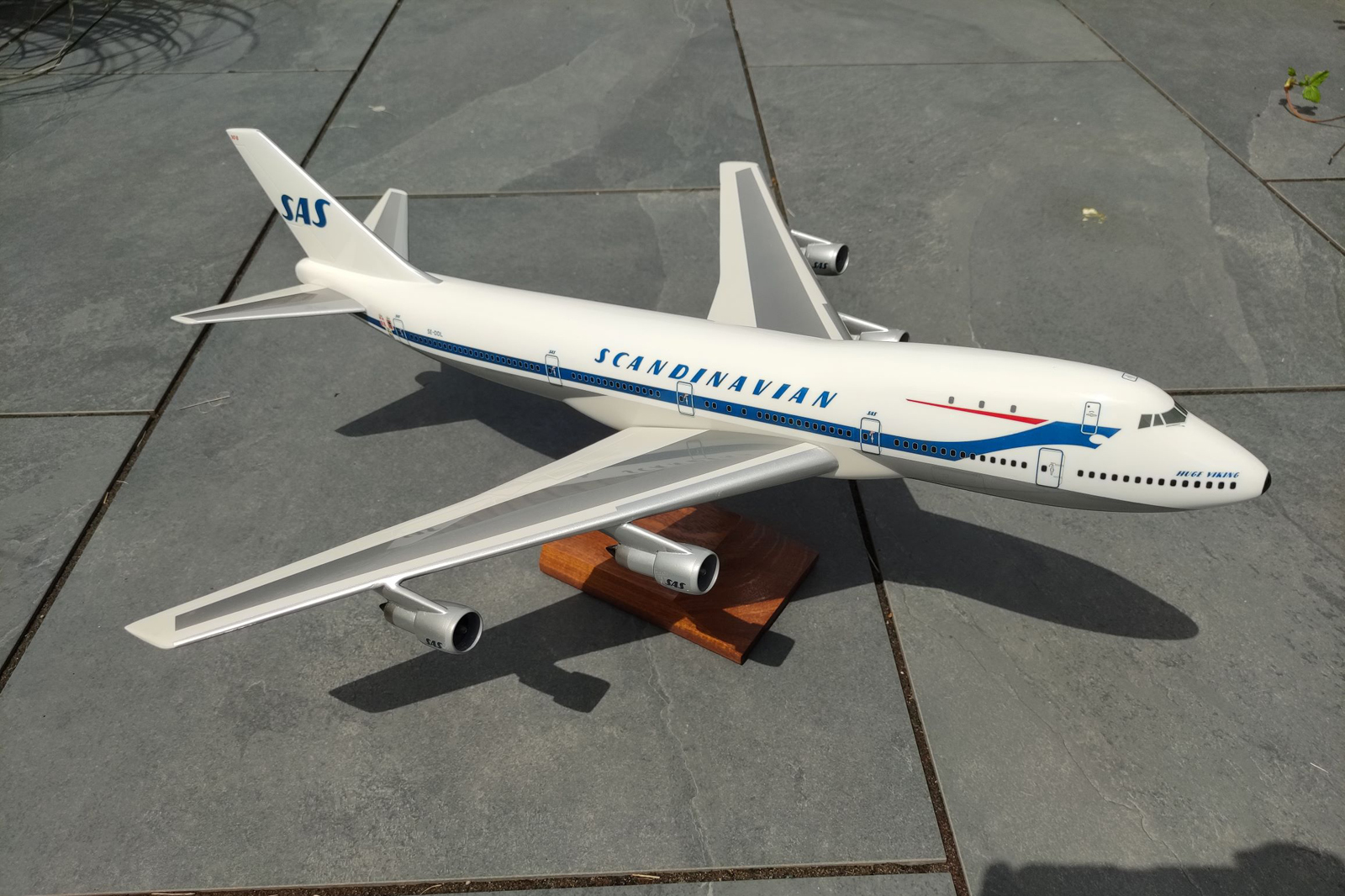 West Coast Aviation Models 1/100 SAS Boeing 747-100 model for sale