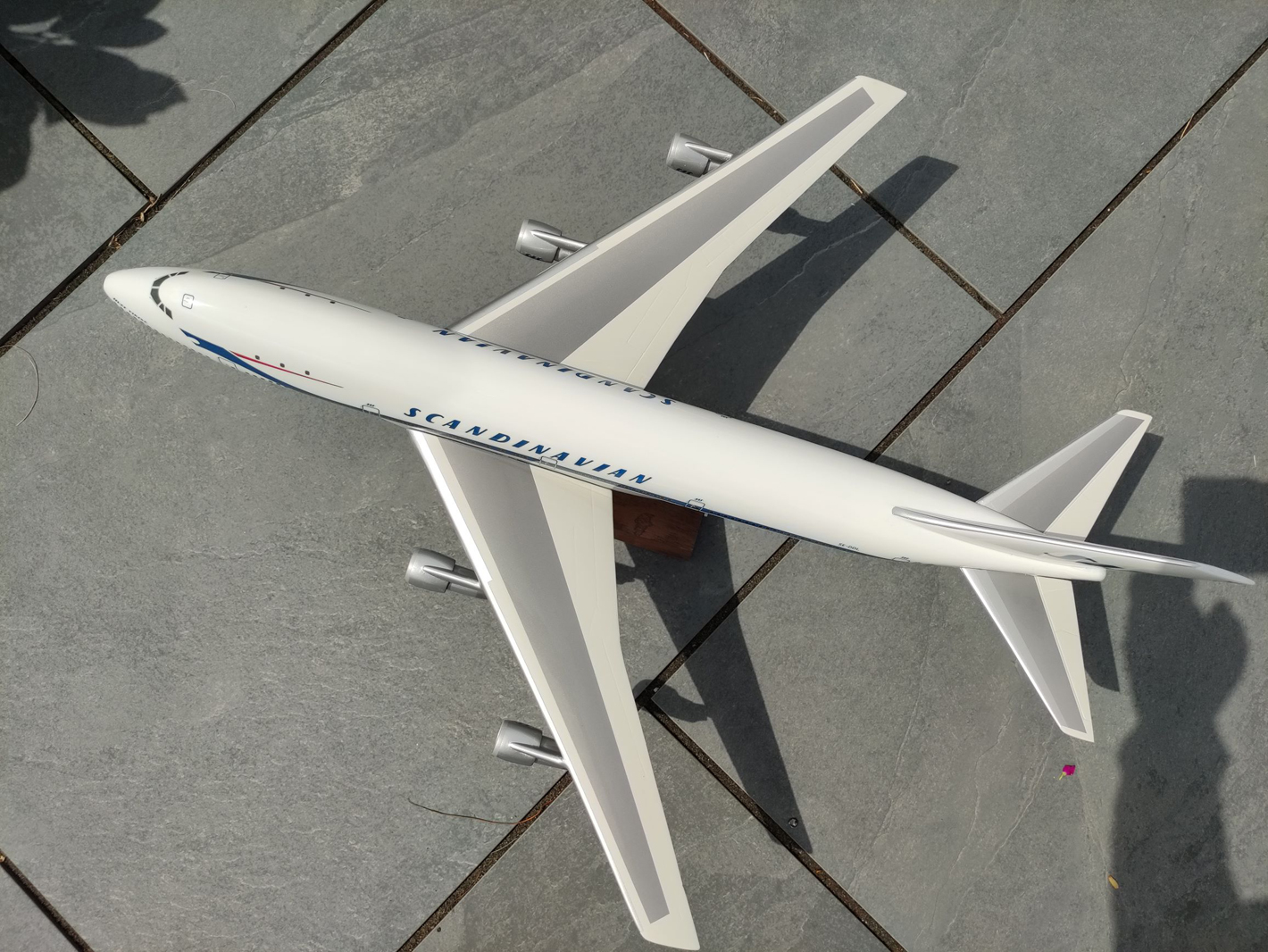 West Coast Aviation Models 1/100 SAS Boeing 747-100 model for sale