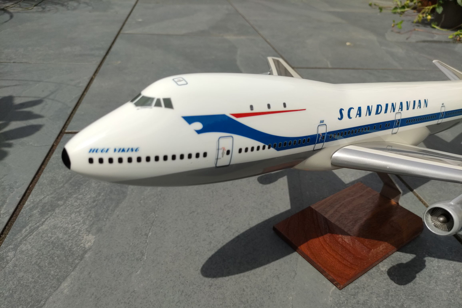 West Coast Aviation Models 1/100 SAS Boeing 747-100 model for sale