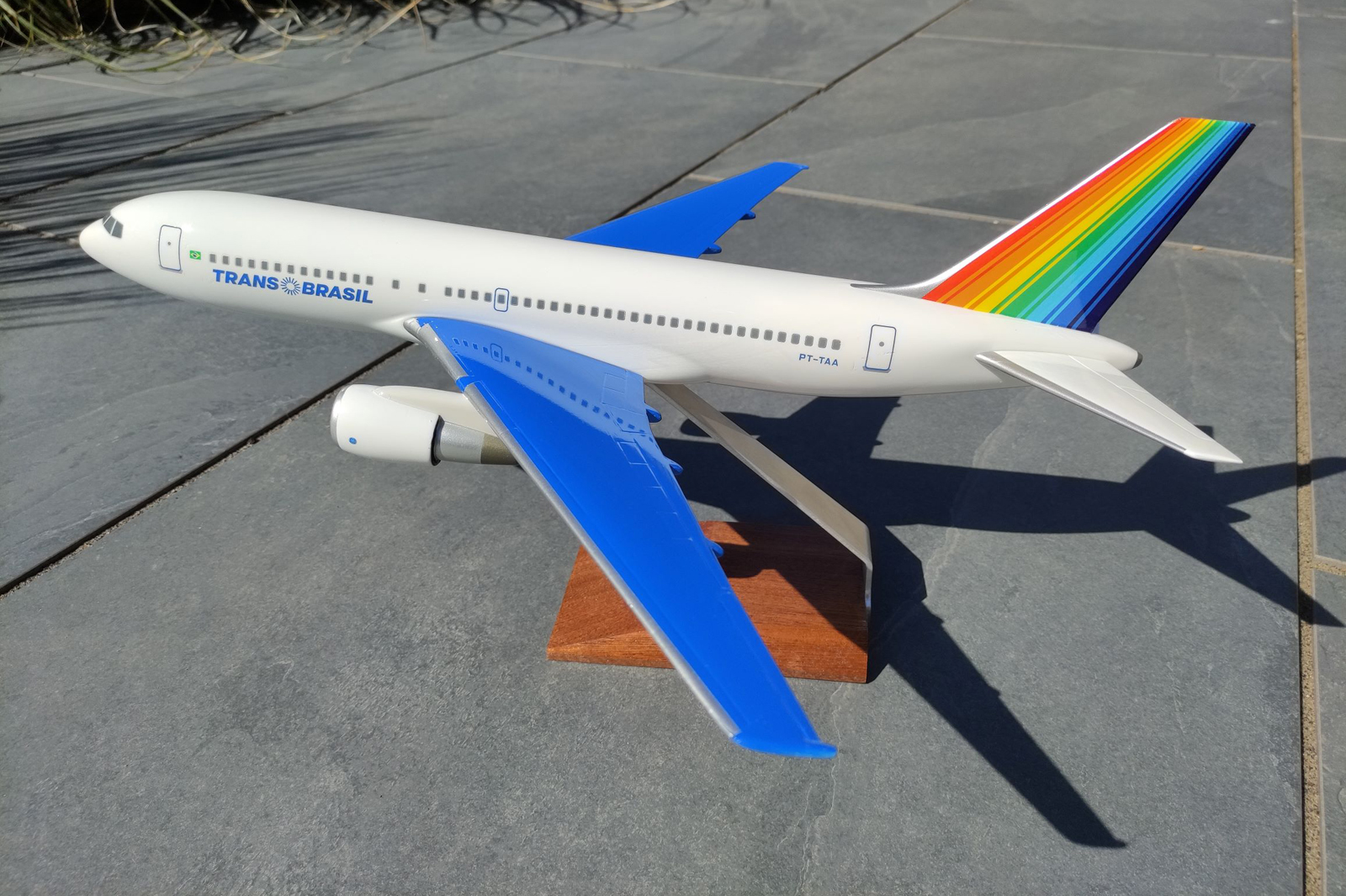 West Coast Aviation Models 1/100 Trans Brazil Boeing 767-200 model for sale