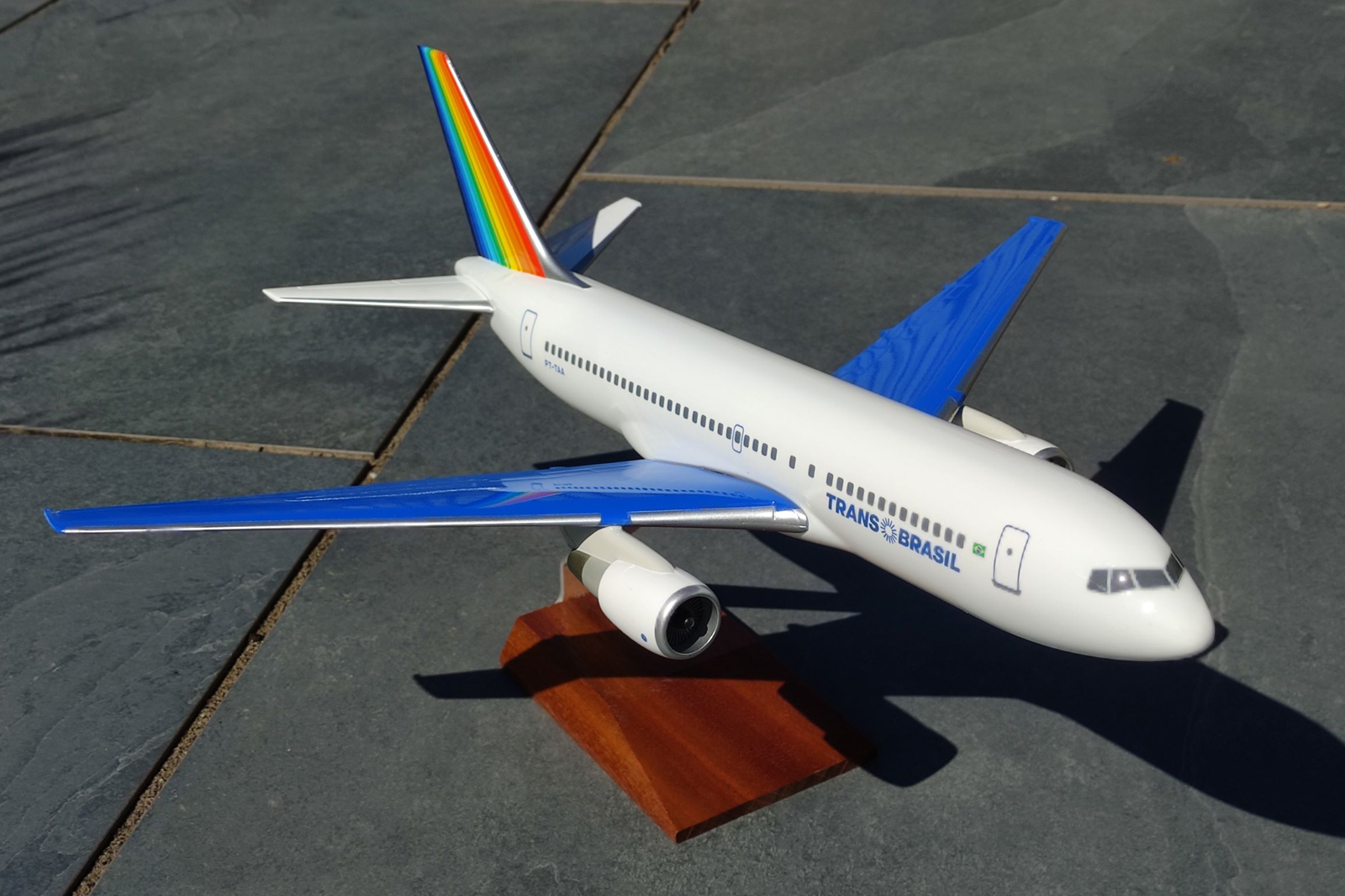 West Coast Aviation Models 1/100 Trans Brazil Boeing 767-200 model for sale