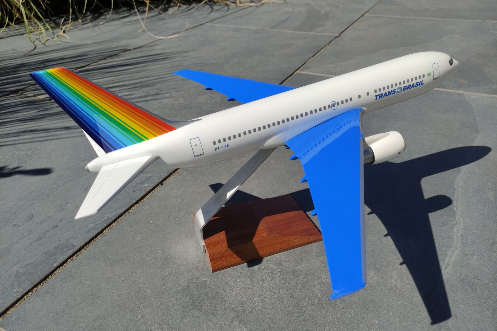 West Coast Aviation Models 1/100 Trans Brazil Boeing 767-200 model for sale