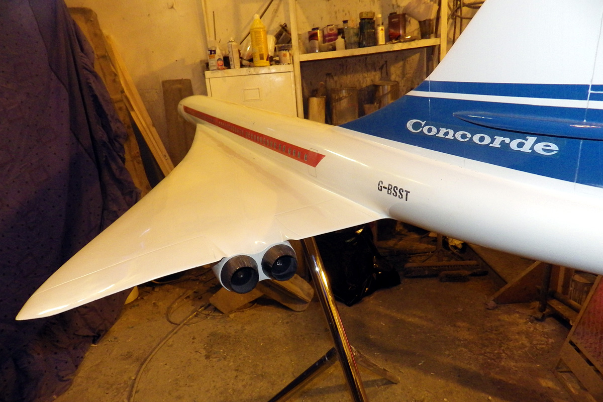 Walkers Westway 1/24 Concorde cutaway model